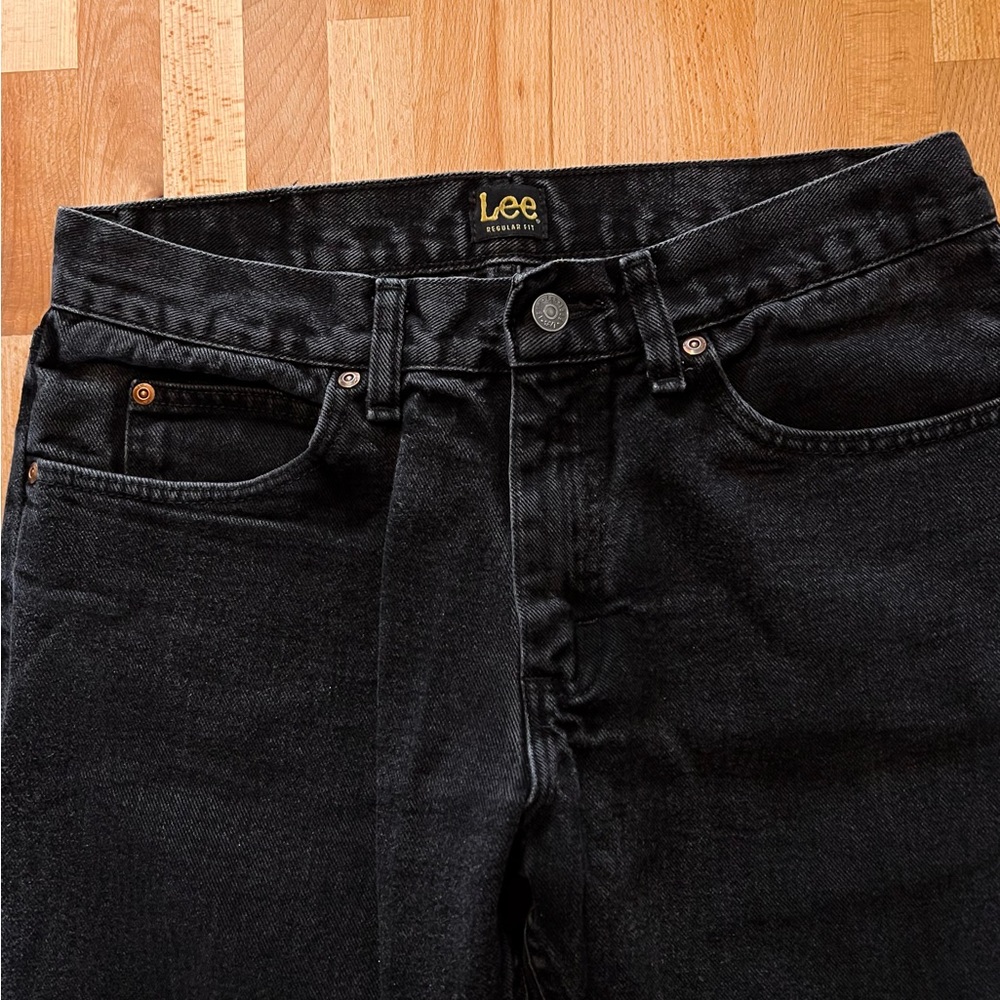 Vintage Black LEE Jeans Size 32 X 30